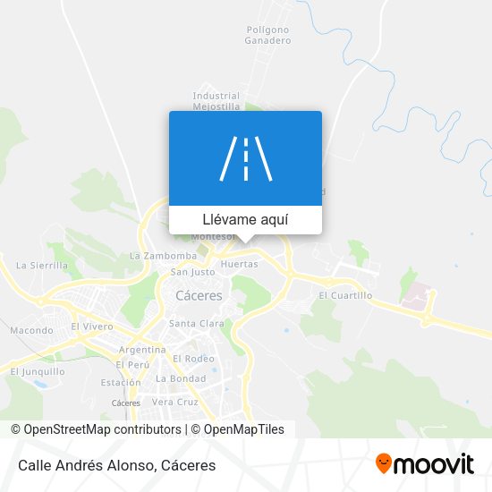 Mapa Calle Andrés Alonso
