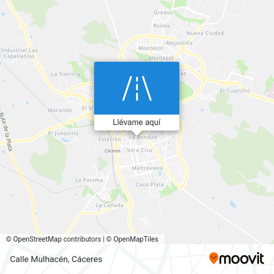 Mapa Calle Mulhacén