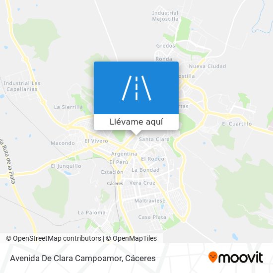 Mapa Avenida De Clara Campoamor
