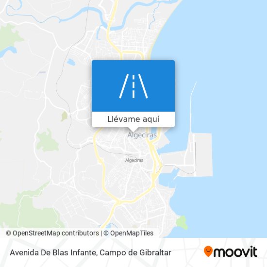 Mapa Avenida De Blas Infante