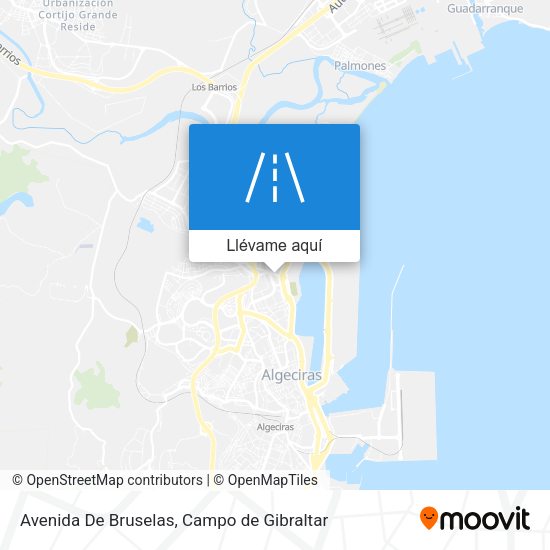 Mapa Avenida De Bruselas
