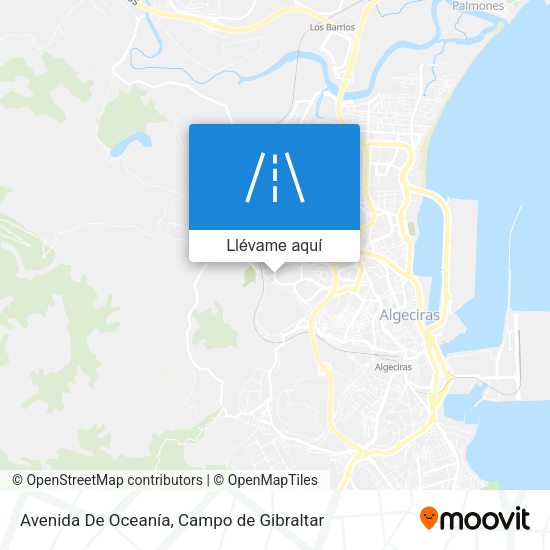 Mapa Avenida De Oceanía