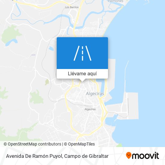 Mapa Avenida De Ramón Puyol