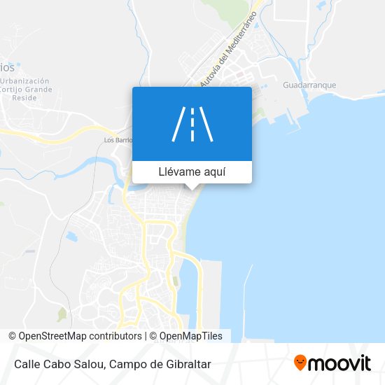 Mapa Calle Cabo Salou