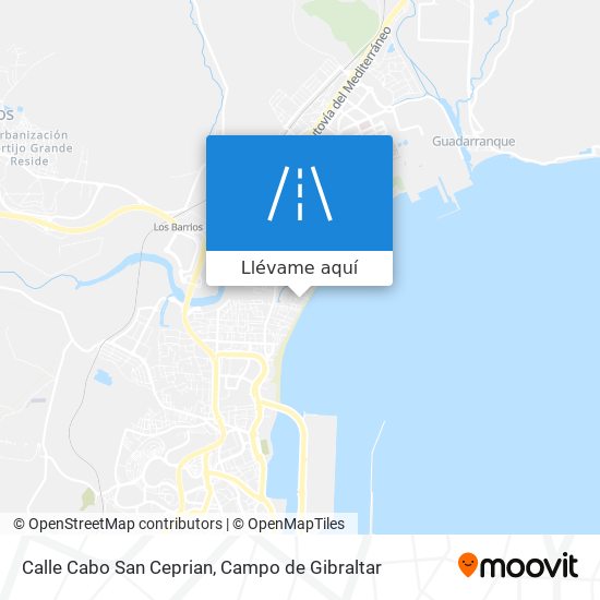 Mapa Calle Cabo San Ceprian