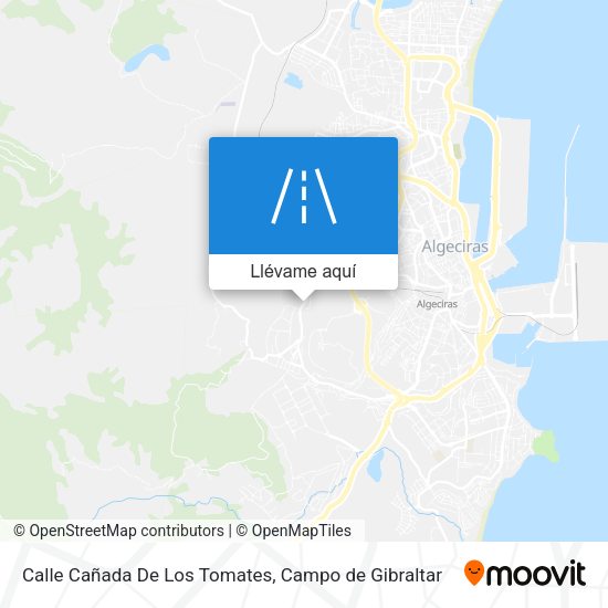 Mapa Calle Cañada De Los Tomates
