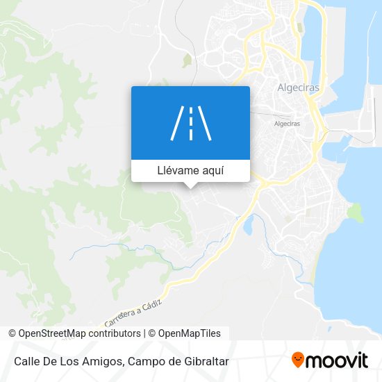 Mapa Calle De Los Amigos