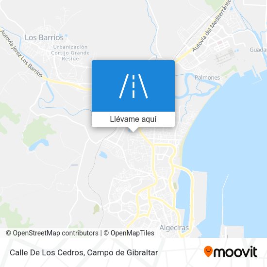 Mapa Calle De Los Cedros