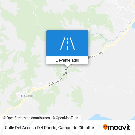 Mapa Calle Del Acceso Del Puerto