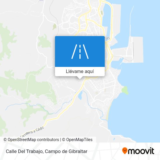 Mapa Calle Del Trabajo