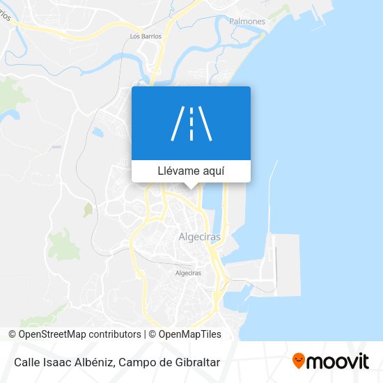 Mapa Calle Isaac Albéniz