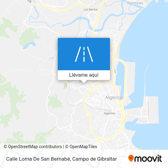 Mapa Calle Loma De San Bernabé