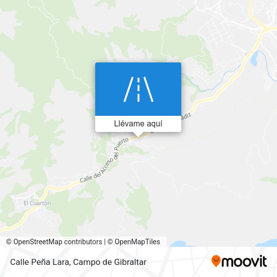 Mapa Calle Peña Lara