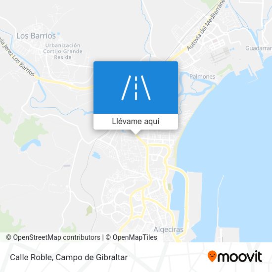 Mapa Calle Roble