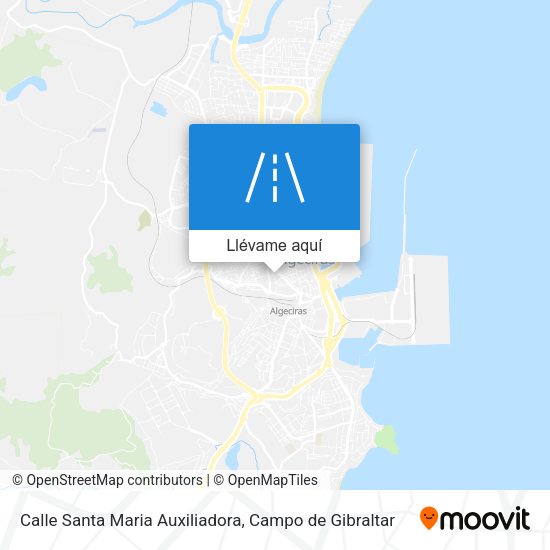 Mapa Calle Santa Maria Auxiliadora