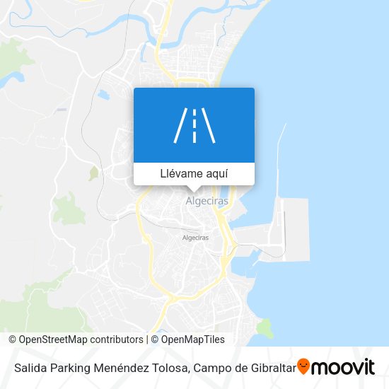 Mapa Salida Parking Menéndez Tolosa