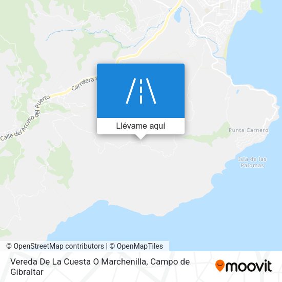 Mapa Vereda De La Cuesta O Marchenilla