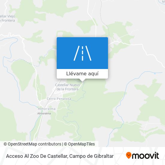 Mapa Acceso Al Zoo De Castellar