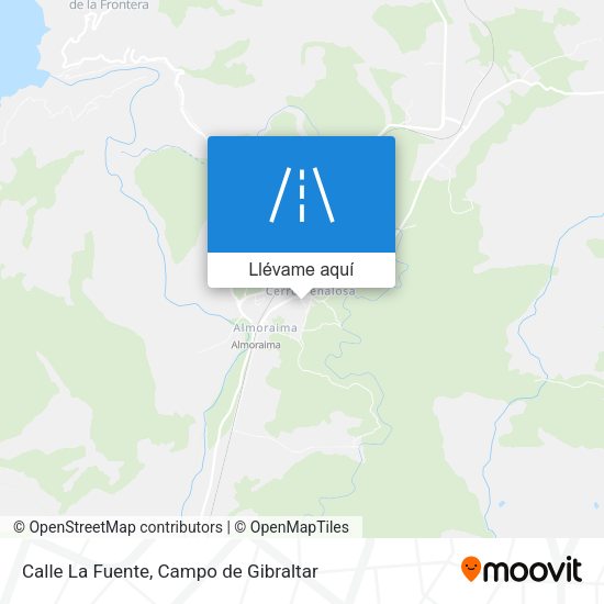 Mapa Calle La Fuente