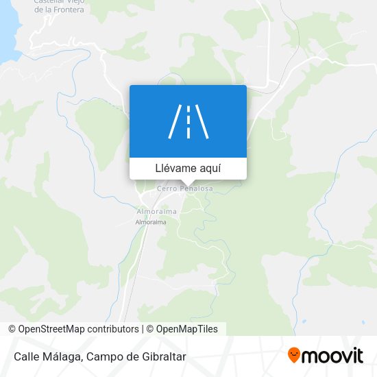 Mapa Calle Málaga