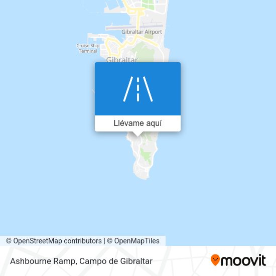 Mapa Ashbourne Ramp