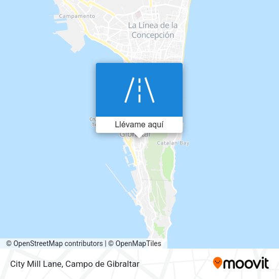 Mapa City Mill Lane