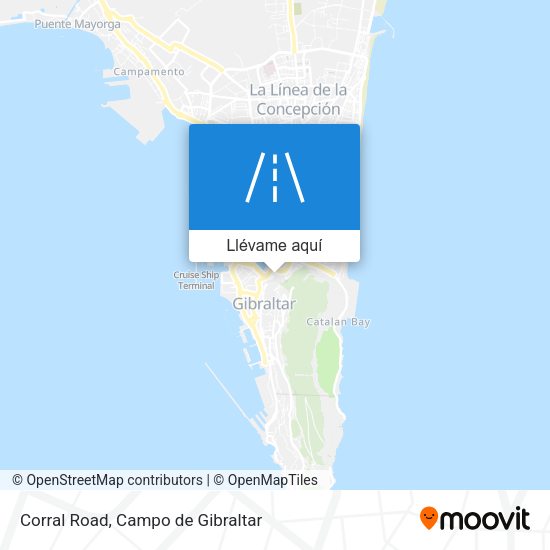 Mapa Corral Road