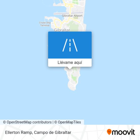 Mapa Ellerton Ramp