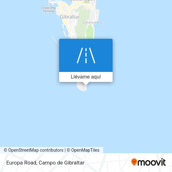 Mapa Europa Road