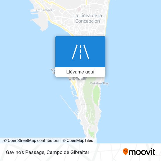 Mapa Gavino's Passage