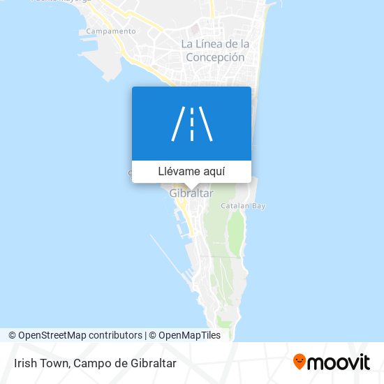 Mapa Irish Town