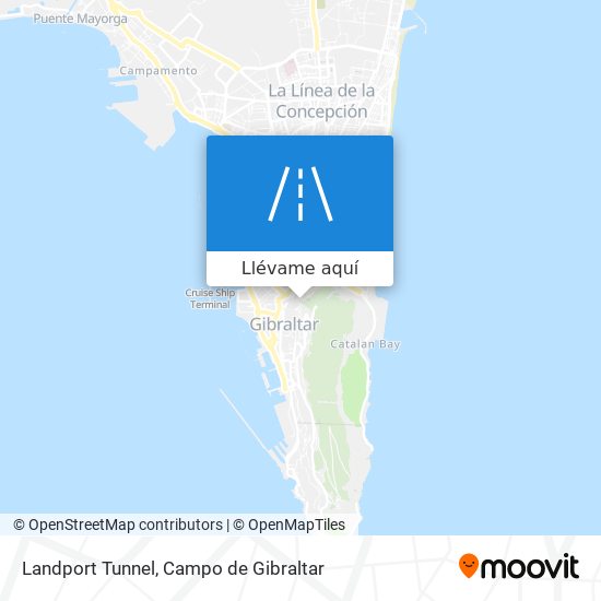 Mapa Landport Tunnel