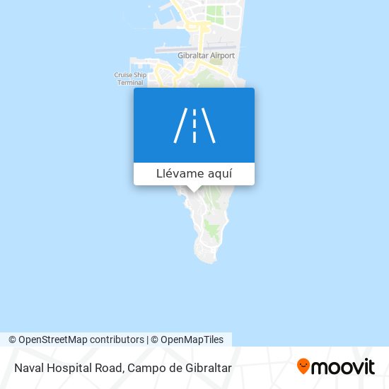 Mapa Naval Hospital Road