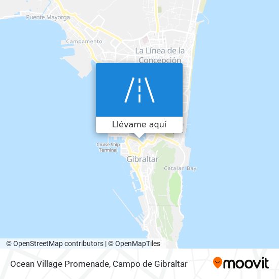 Mapa Ocean Village Promenade