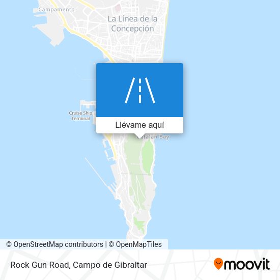 Mapa Rock Gun Road