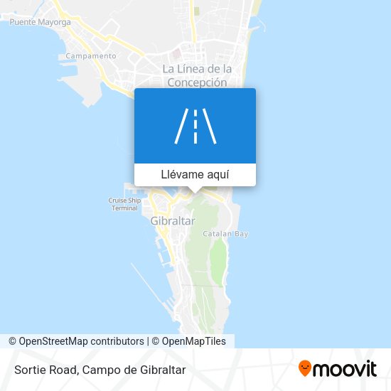 Mapa Sortie Road