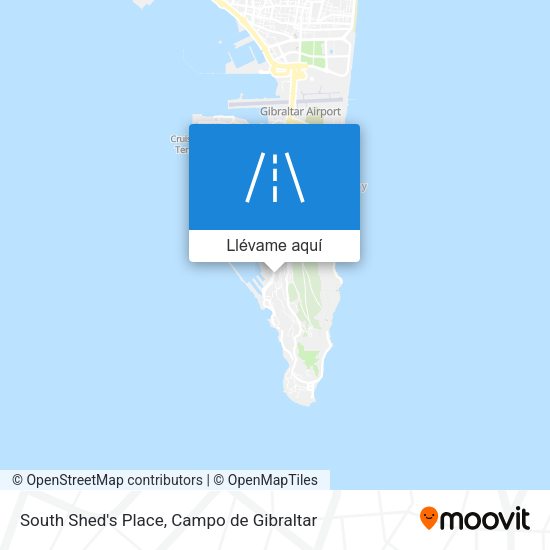 Mapa South Shed's Place