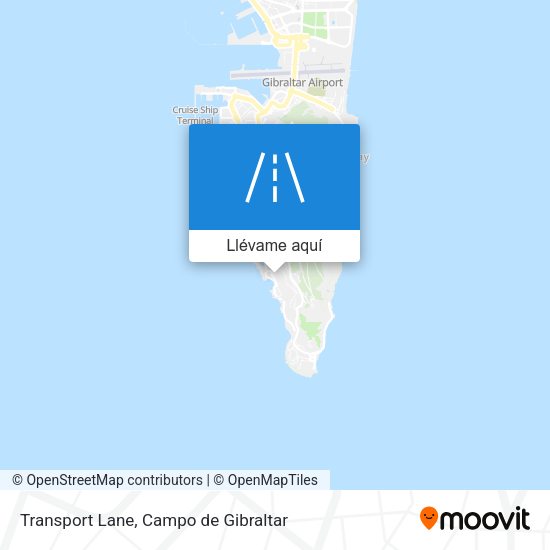Mapa Transport Lane