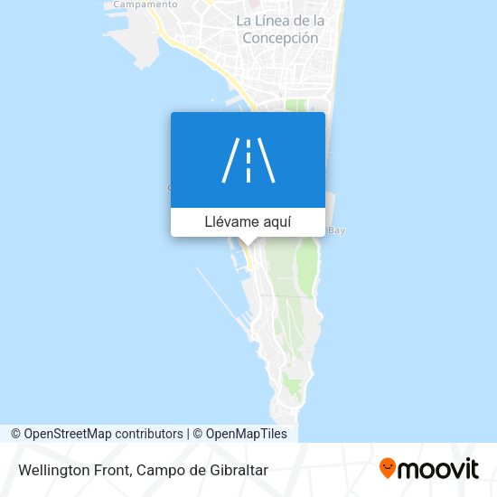 Mapa Wellington Front