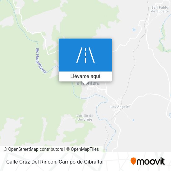 Mapa Calle Cruz Del Rincon