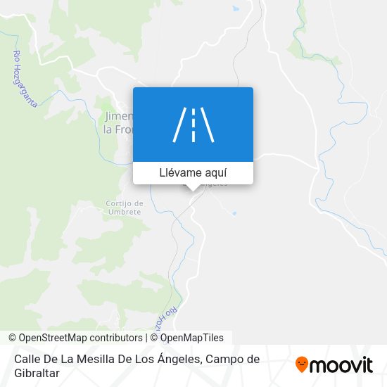 Mapa Calle De La Mesilla De Los Ángeles