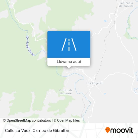 Mapa Calle La Vaca