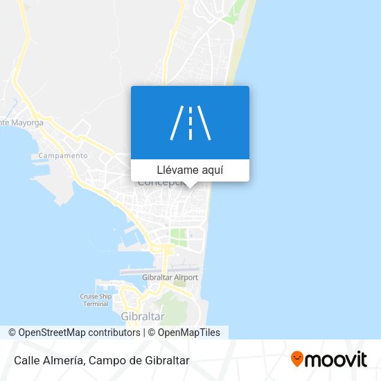 Mapa Calle Almería