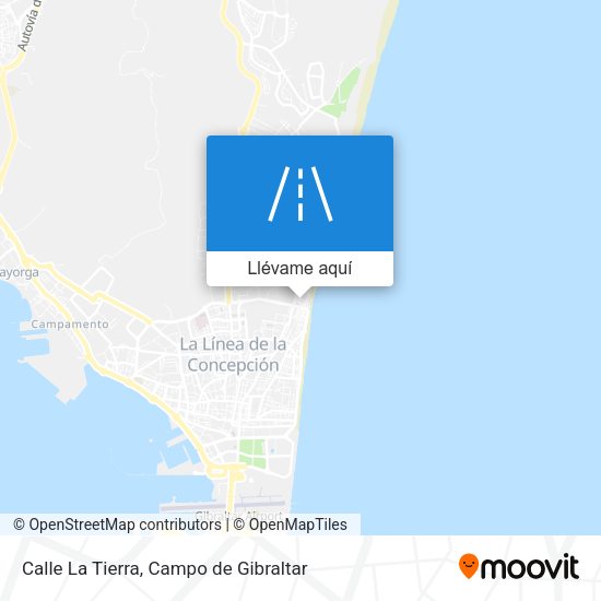 Mapa Calle La Tierra
