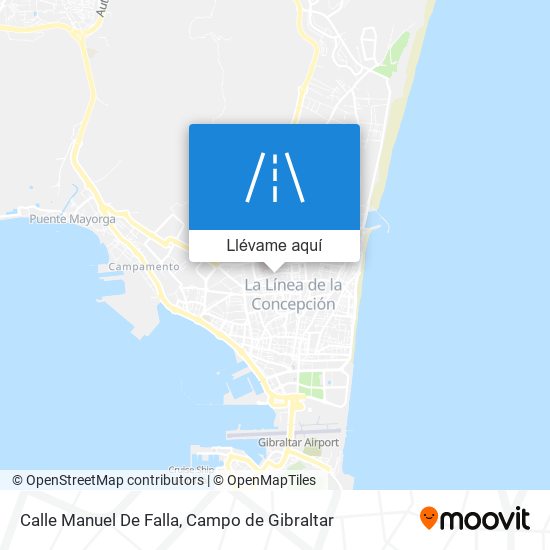Mapa Calle Manuel De Falla