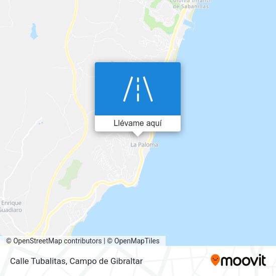 Mapa Calle Tubalitas
