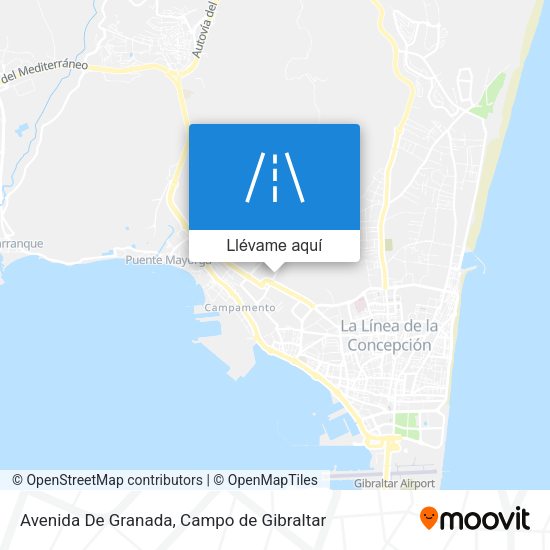 Mapa Avenida De Granada