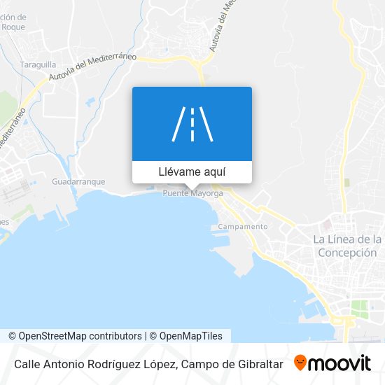 Mapa Calle Antonio Rodríguez López