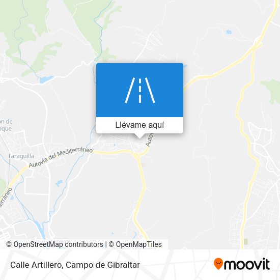 Mapa Calle Artillero