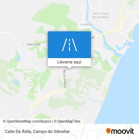 Mapa Calle De Ávila